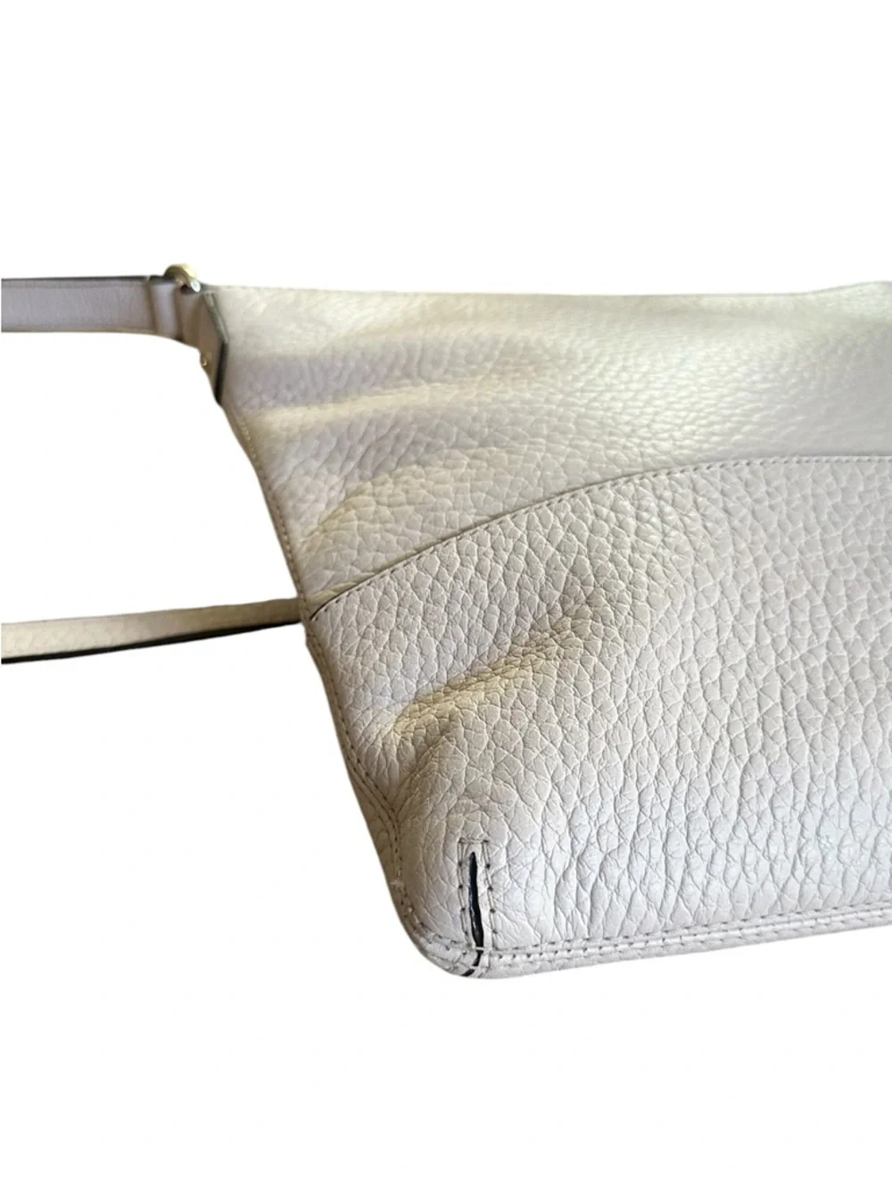 Kate Spade Pebbled Leather Crossbody Bag Blush Pink Taupe NWOT